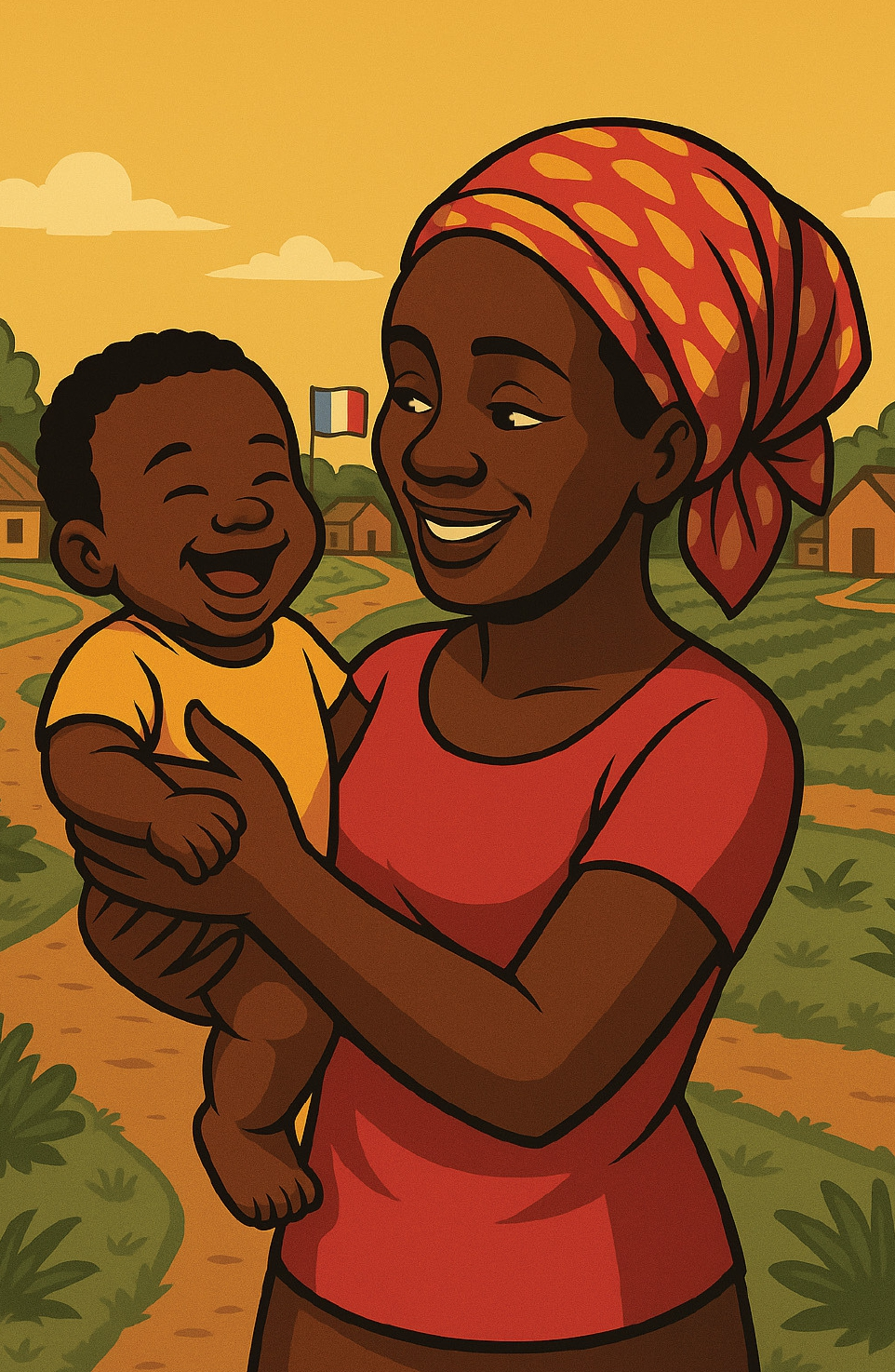 Couverture du livre pour enfants "Thomas Sankara – L'homme qui rêvait d'un pays libre"