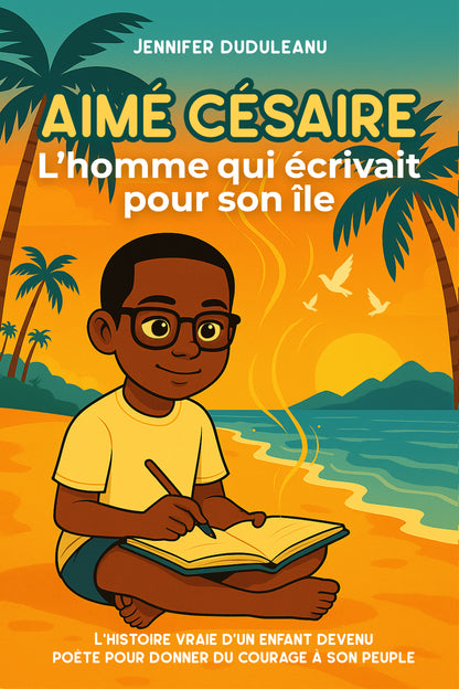 Couverture du livre Aimé Césaire pour enfants – histoire inspirante martiniquaise
