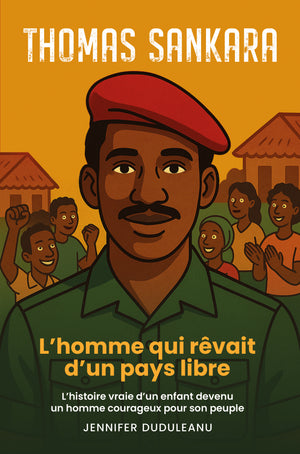 Couverture du livre pour enfants "Thomas Sankara – L'homme qui rêvait d'un pays libre"